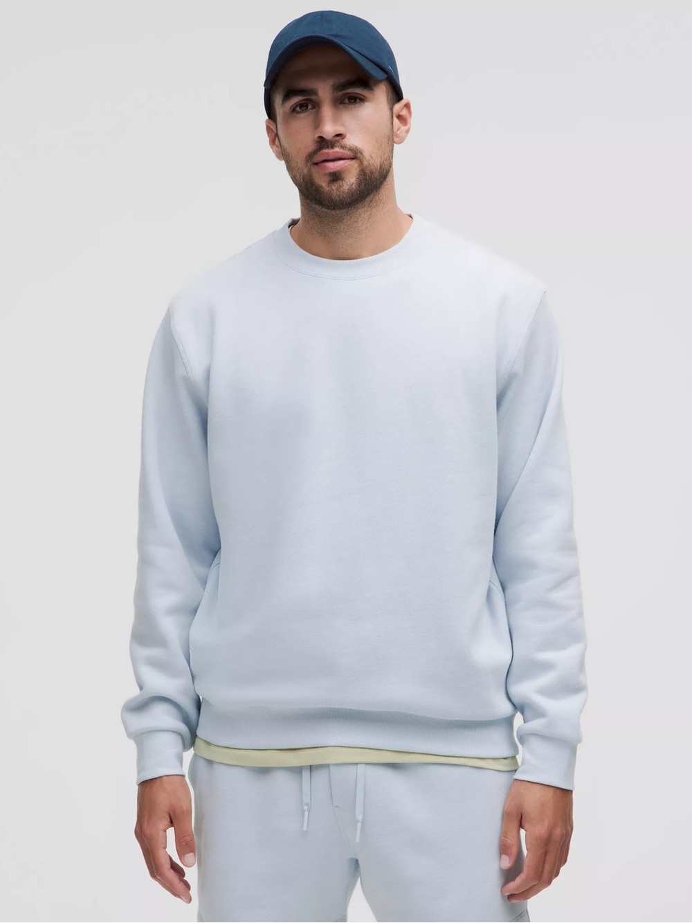 Lululemon Steady State Crew - Crewneck Pullover - Starch Blue
